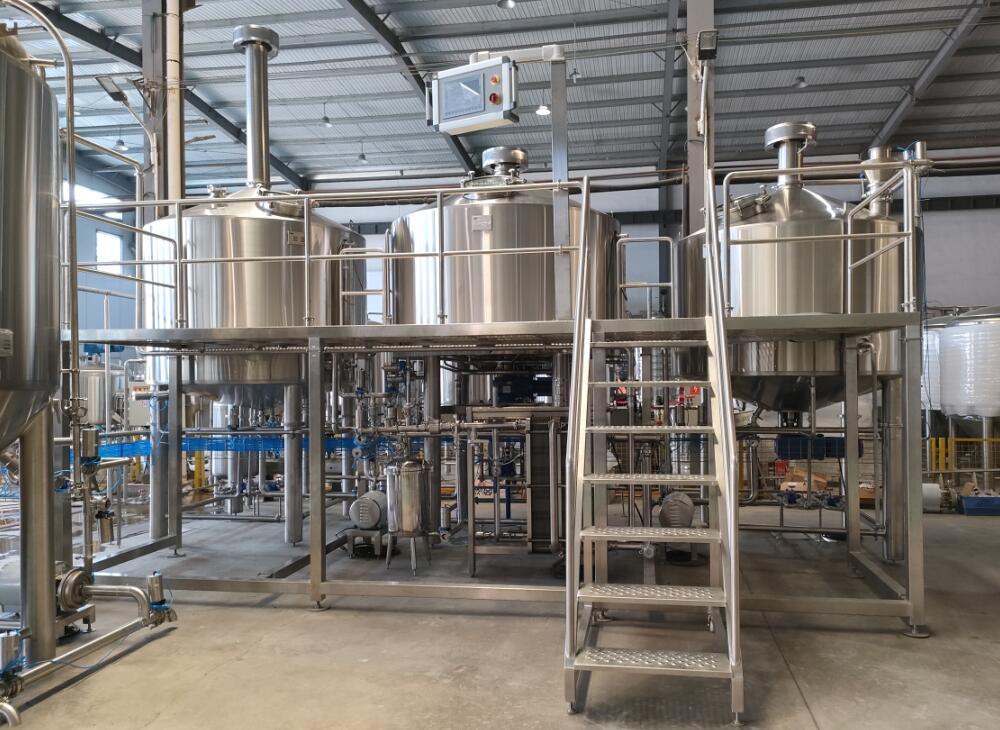 <b>The automatic 30HL Brewery Equipment customzied for a brewery in Germany</b>